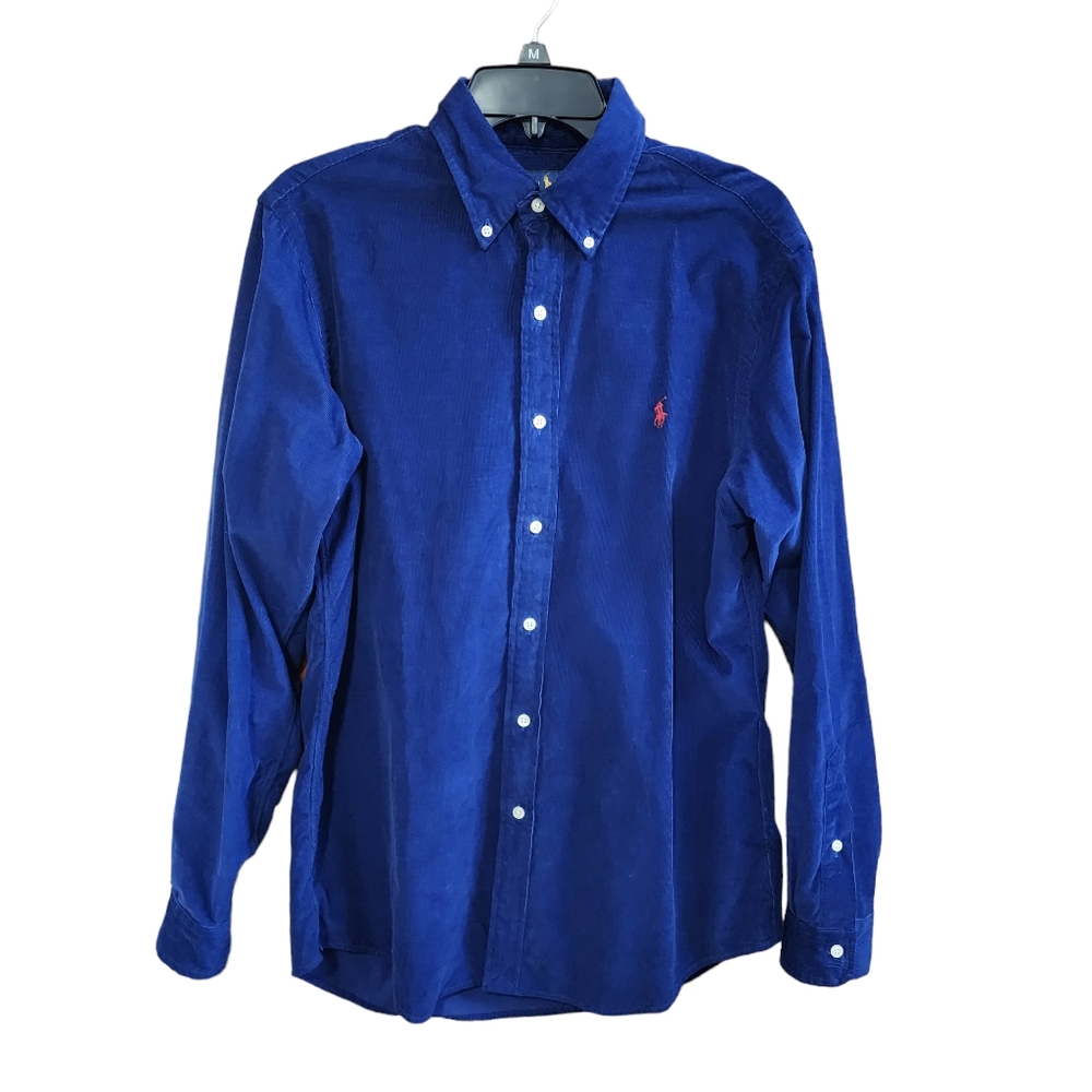 Polo Ralph Lauren Classic-Fit Corduroy Long-Sleeve Woven Shirt Men's Size Medium